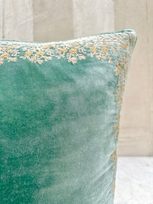 Lagoon Jamila Velvet Pillow