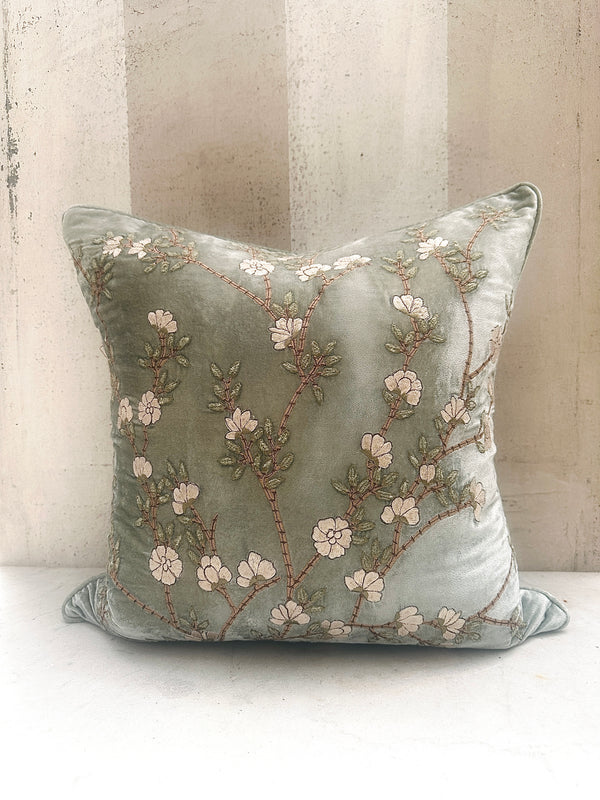 Ocean Tuileries Velvet Pillow