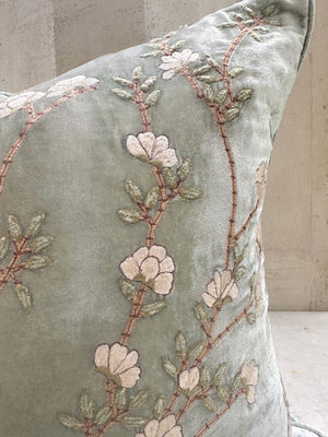 Ocean Tuileries Velvet Pillow