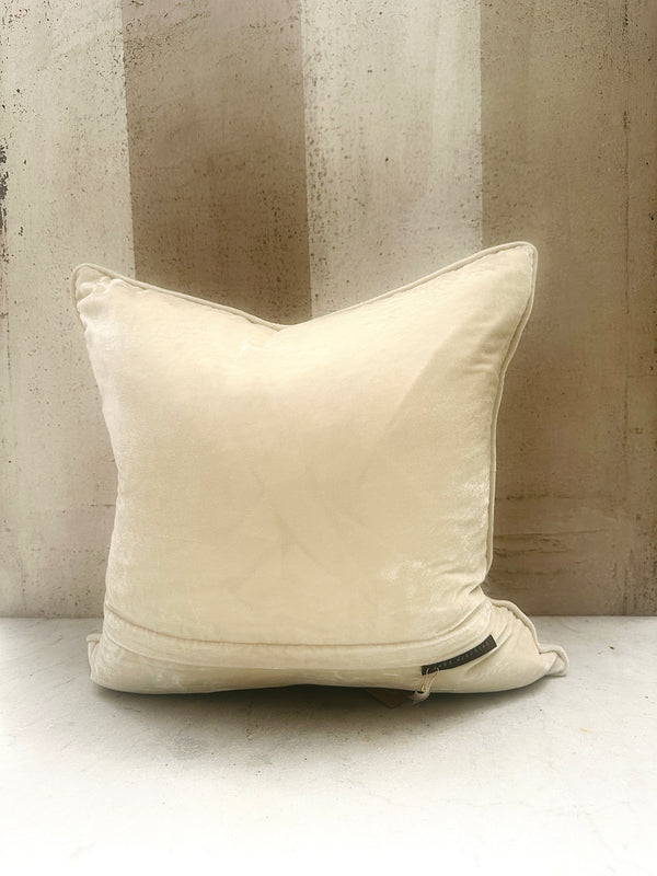 White Berries Velvet Pillow
