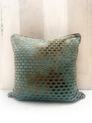 Shaded Lake Blume Velvet Pillow