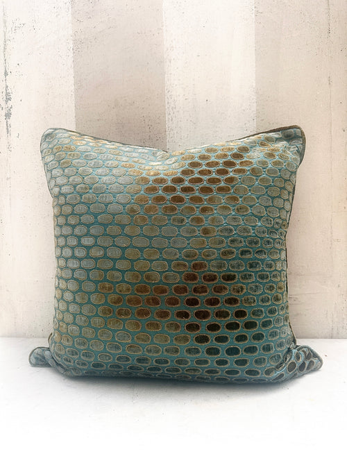 Shaded Lake Blume Velvet Pillow