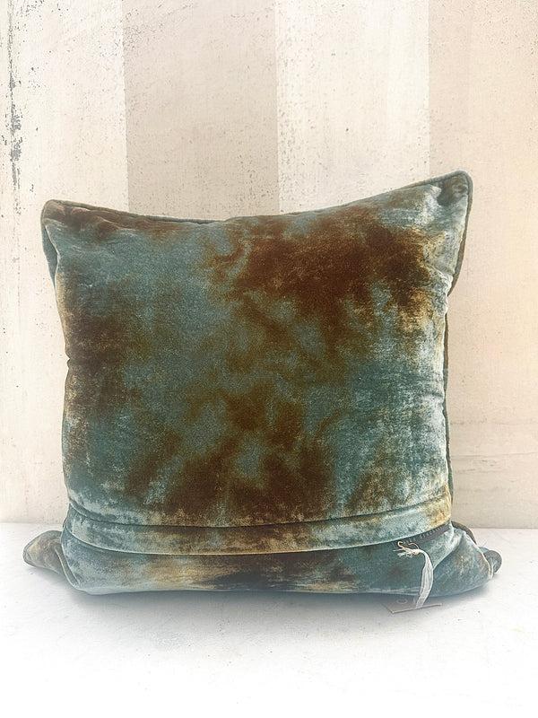 Shaded Lake Blume Velvet Pillow