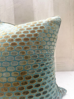 Shaded Lake Blume Velvet Pillow