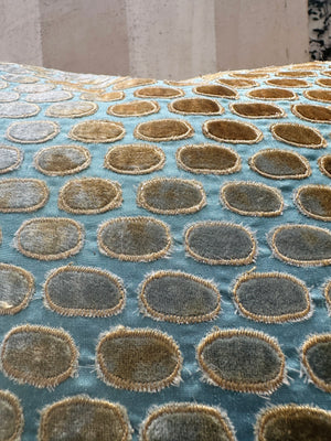 Shaded Lake Blume Velvet Pillow