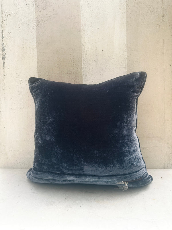 Indigo Liza Velvet Pillow