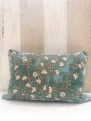 Ocean Tuileries Velvet Pillow