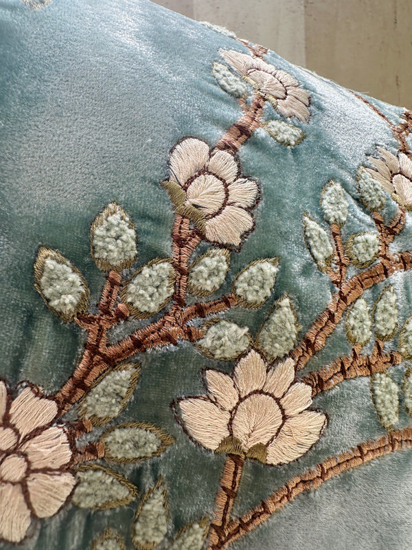 Ocean Tuileries Velvet Pillow