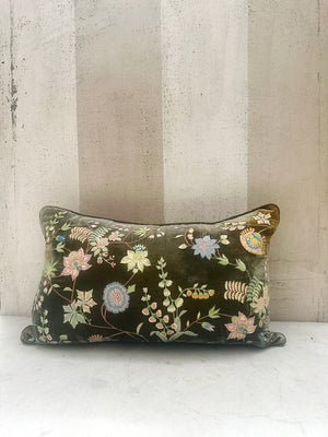 Shaded Lake Bovary Velvet Pillow