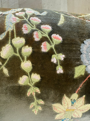 Shaded Lake Bovary Velvet Pillow