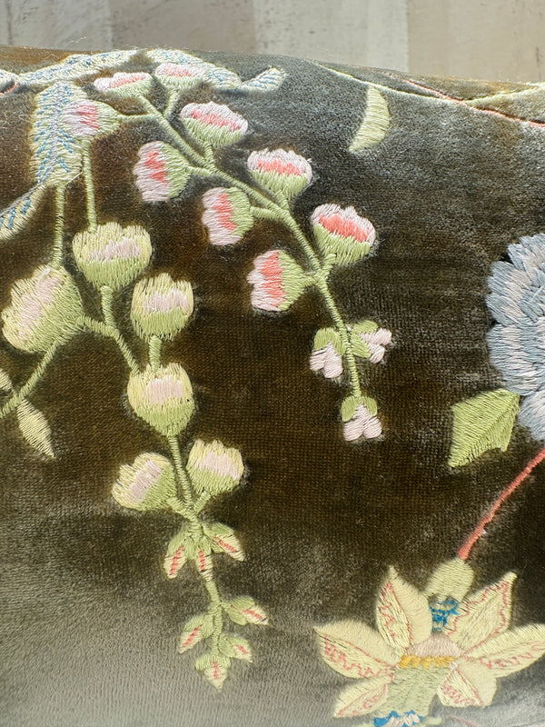 Shaded Lake Bovary Velvet Pillow