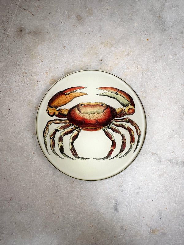 Round Crab Plate 4"