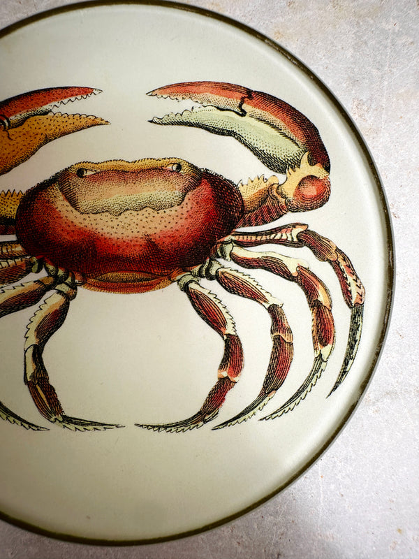Round Crab Plate 4"