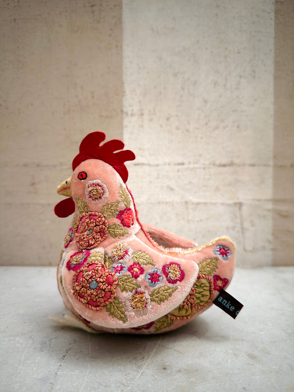 Embroidered Velvet Chicken