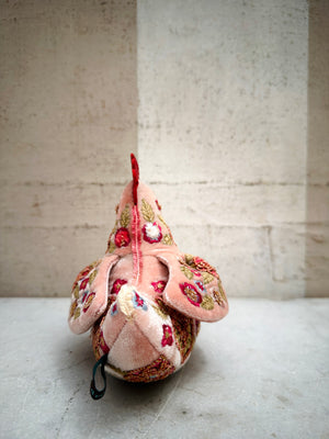 Embroidered Velvet Chicken