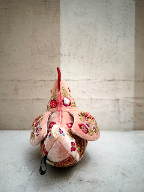 Embroidered Velvet Chicken