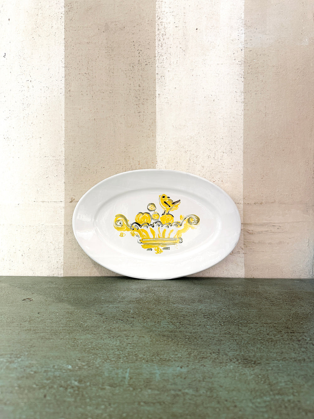 Oiseau Oval Plate