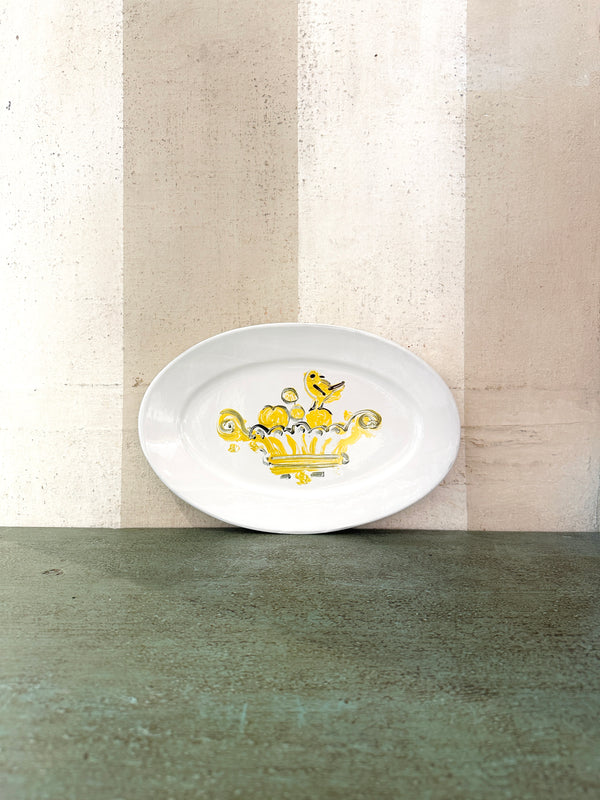 Oiseau Oval Plate