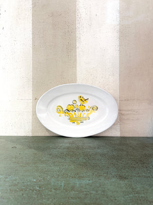Oiseau Oval Plate