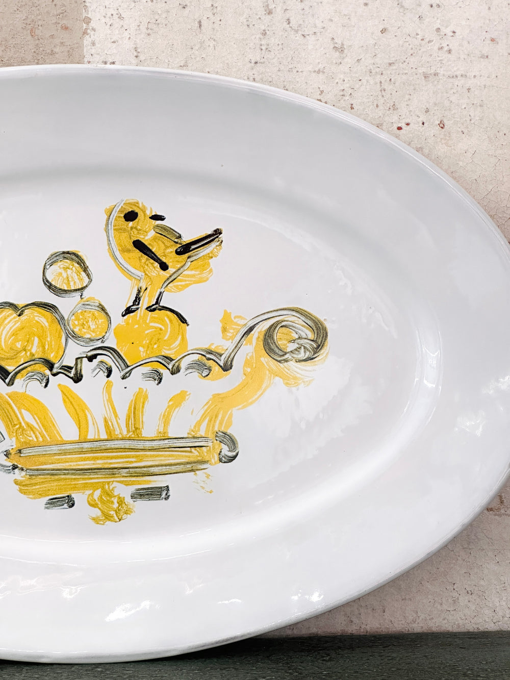 Oiseau Oval Plate