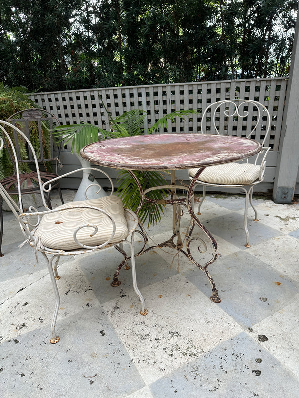 Small Metal Garden Table