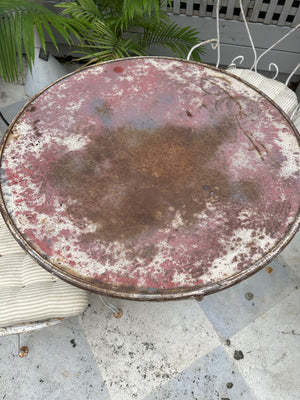 Small Metal Garden Table