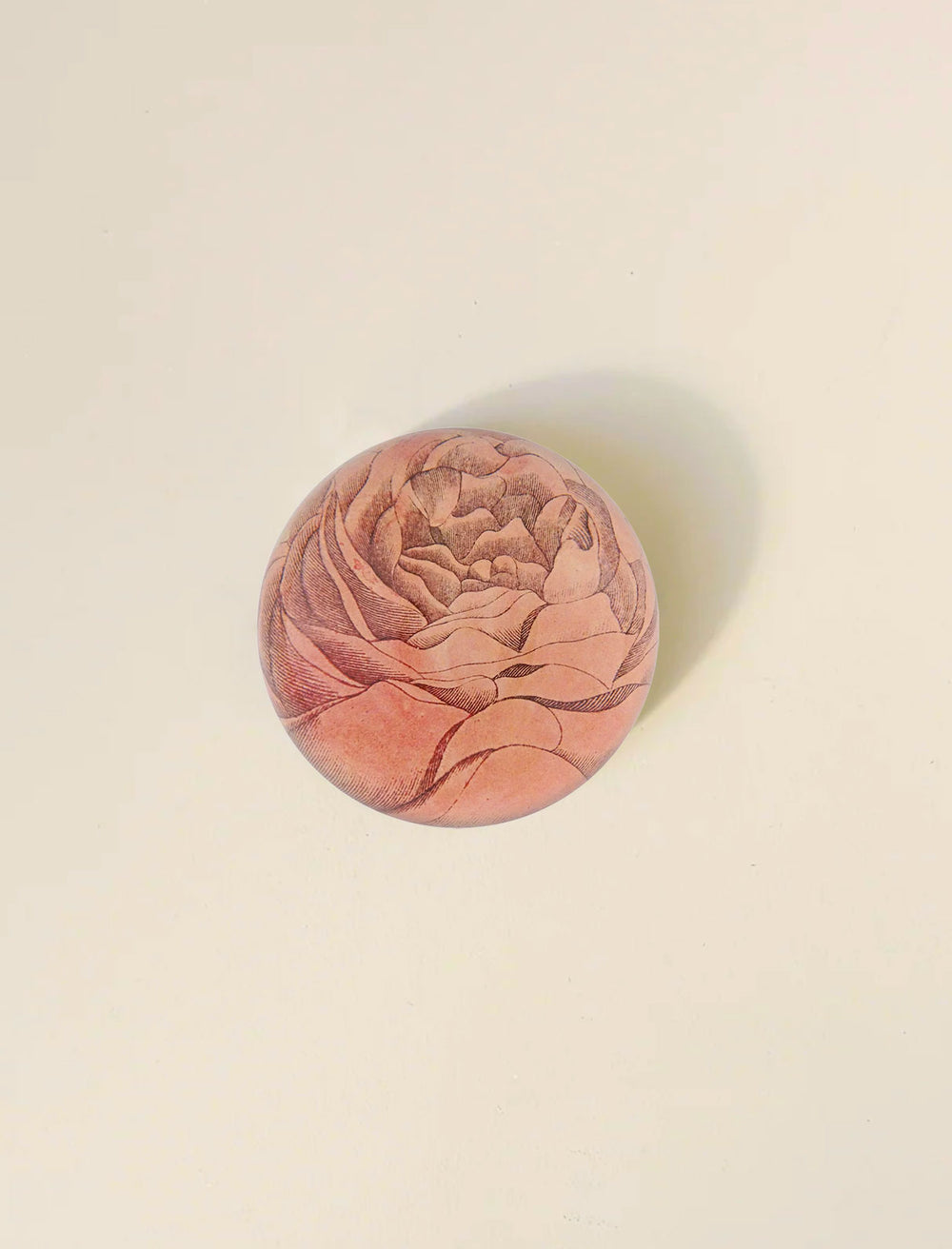 Paper Rose Dome Paperweight