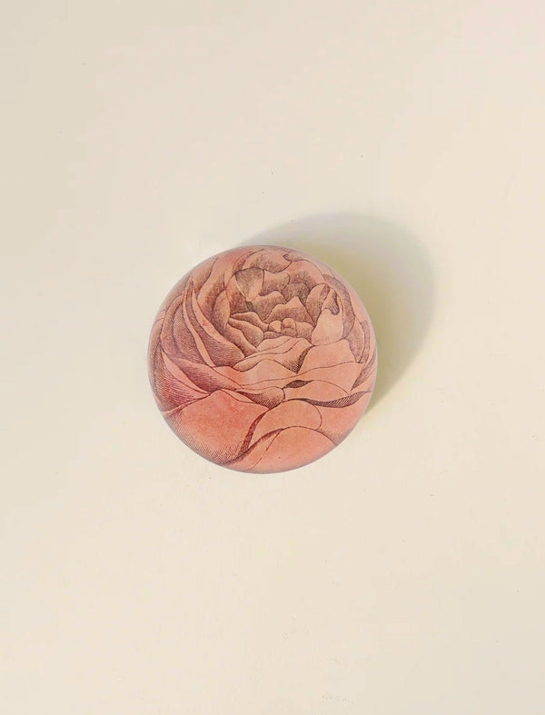 Paper Rose Dome Paperweight