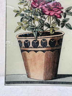 Potted Rose Tray