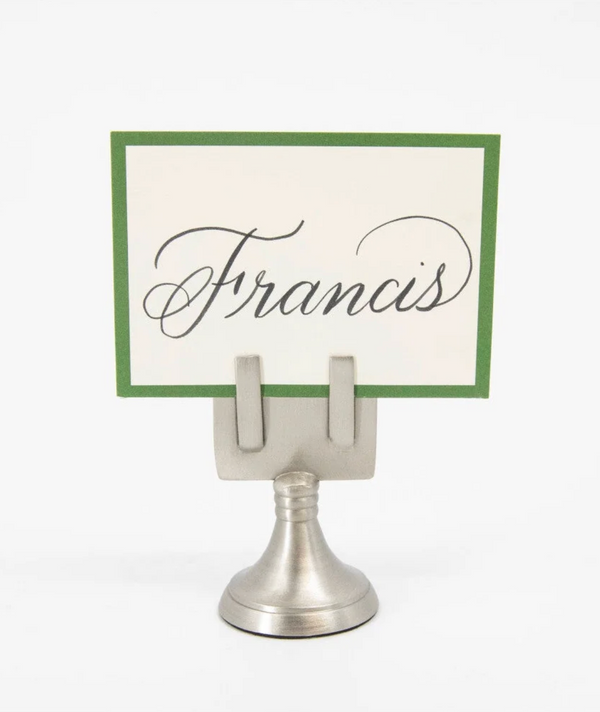 Silver Place Card Holder
