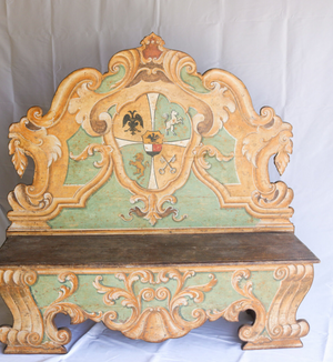 Italian Decorative Alexander Bench