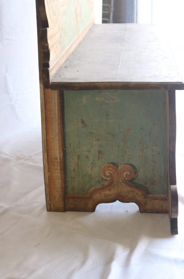Italian Decorative Alexander Bench