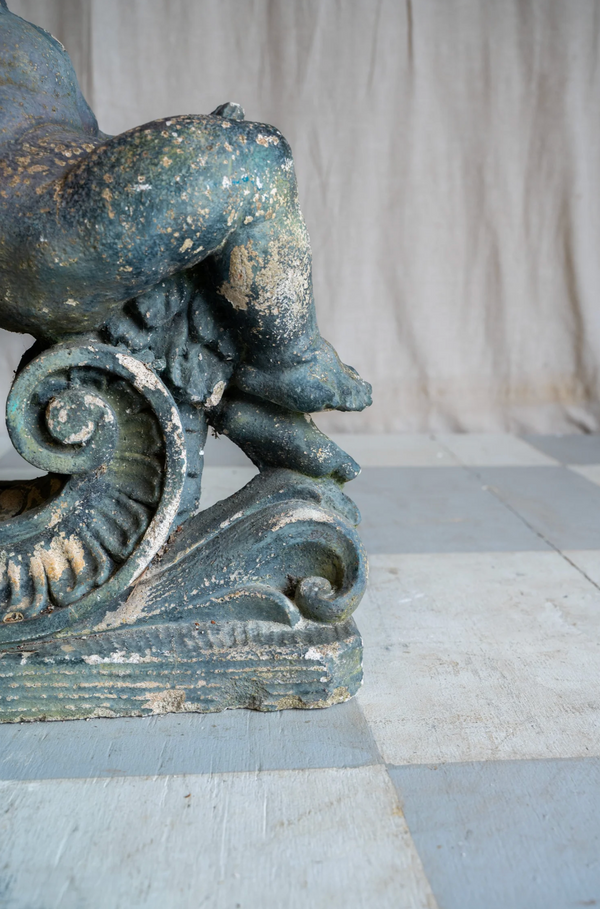 Antique Concrete Angel