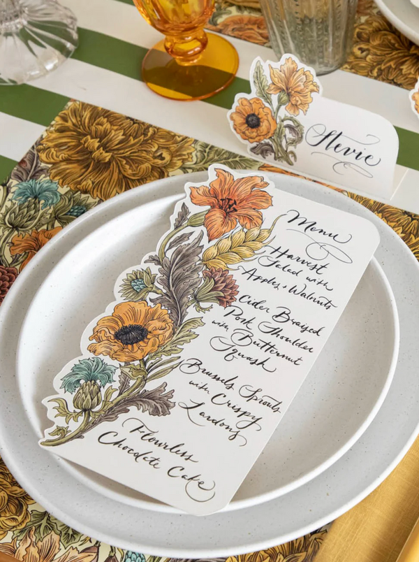 Autumn Acanthus Table Cards