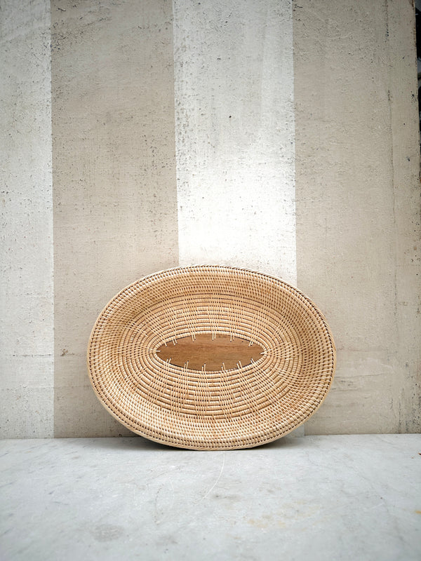 Oval Palm Leaf Tray