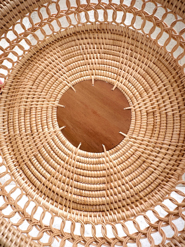 Round Palm Leaf Tray