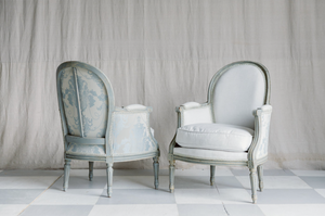 Bergere Antique Swedish Chair