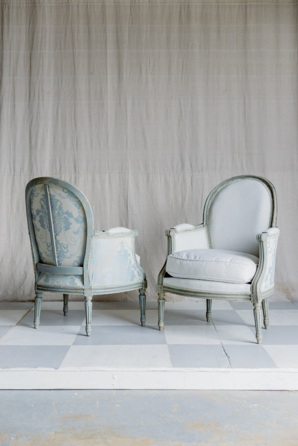 Bergere Antique Swedish Chair