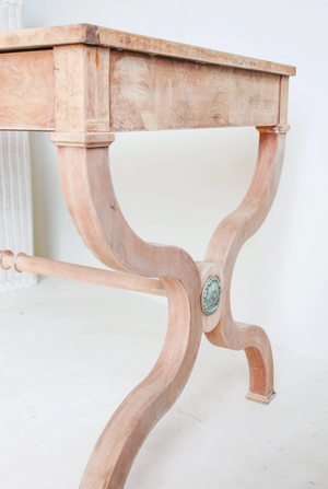 Vintage Breno Burlwood Desk