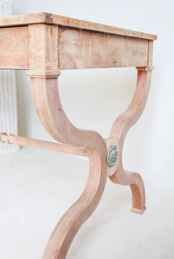 Vintage Breno Burlwood Desk
