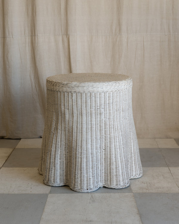 Celeste Wicker Side Table