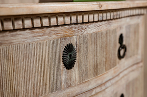 Washed Acacia Chad Commode