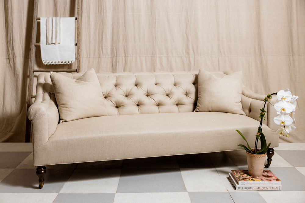 Elizabeth Cream Tufted Sofa