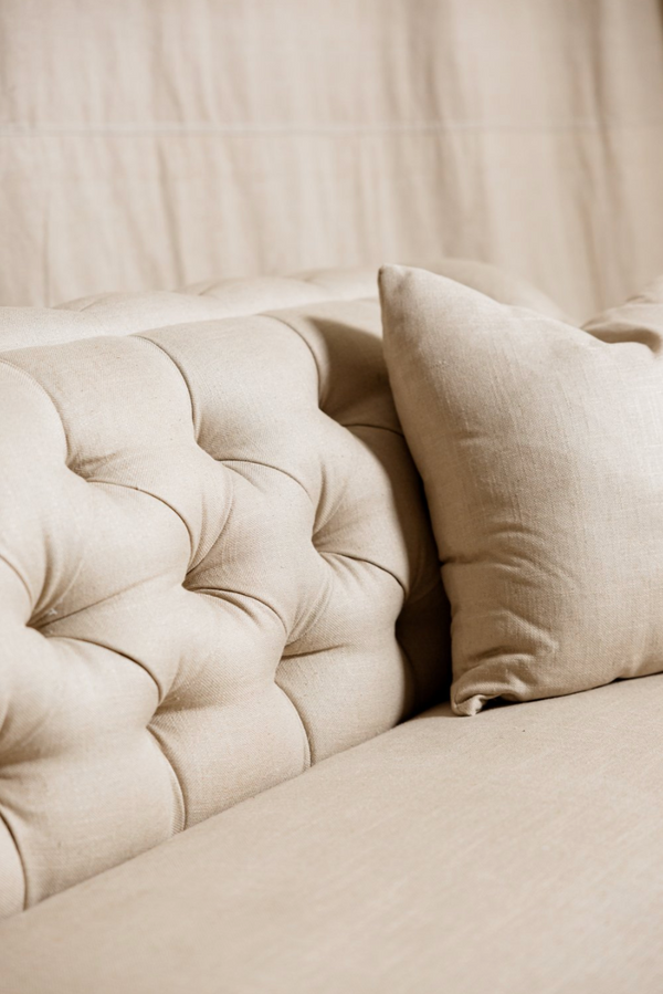 Elizabeth Cream Tufted Sofa