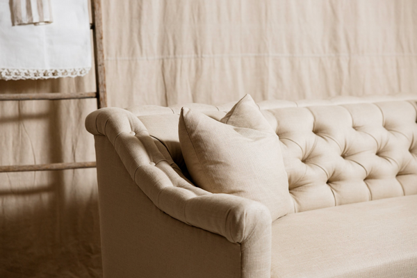 Elizabeth Cream Tufted Sofa