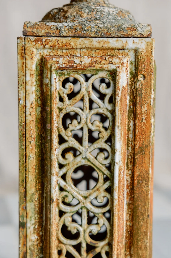 Ennio Pair Early 19th Century Iron Urn and Stand