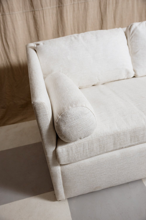 Etienne White Sofa