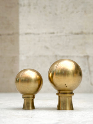 Round Gold Finial