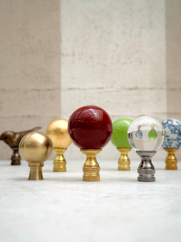 Round Gold Finial