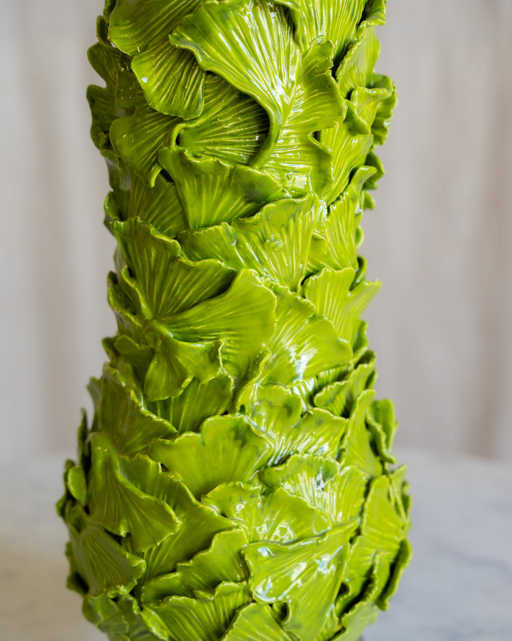 Ginkgo Ceramic Lamp